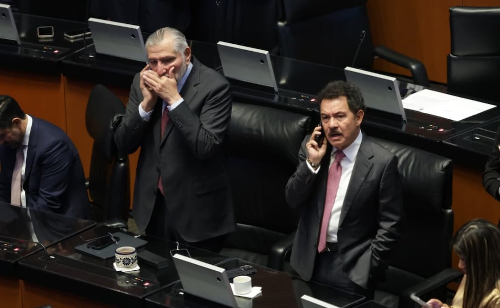 Adán Augusto López en el Senado de la República. Foto: Fernanda Rojas / EL UNIVERSAL