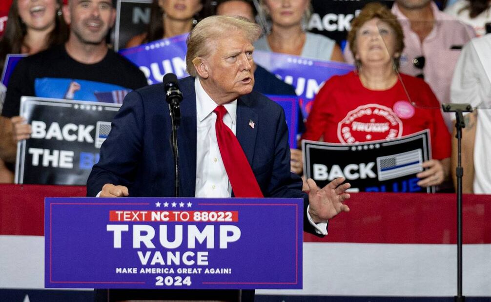 El candidato presidencial republicano Donald Trump. Foto: AFP