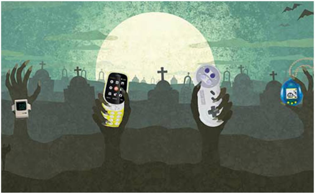 Diversos gadgets que fueron populares hace años están siendo sacados de la tumba por las diferentes marcas de tecnología