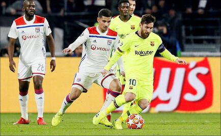 Lyon y Barcelona empatan sin goles en Francia