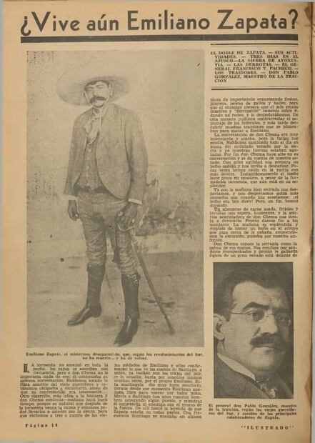 ¿Emiliano Zapata tuvo un doble?