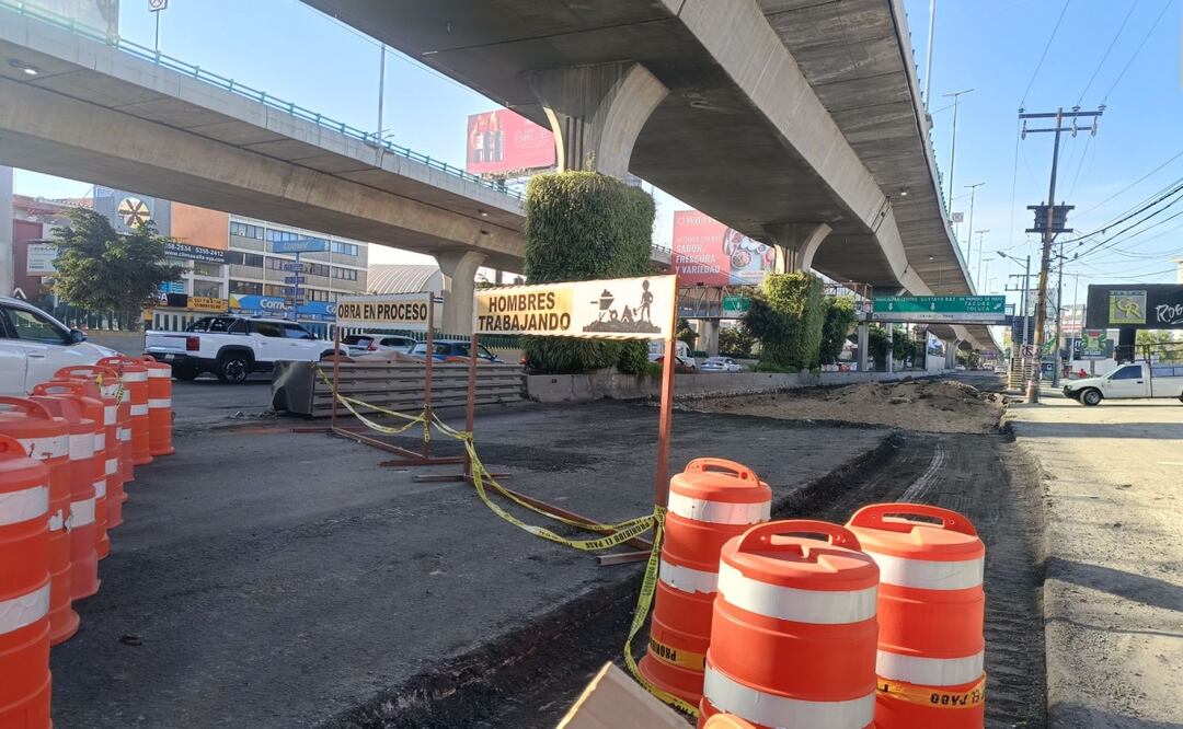 Habrá cierres y tráfico en Periférico Norte durante 40 días por obras de rehabilitación. Foto: Gisela González