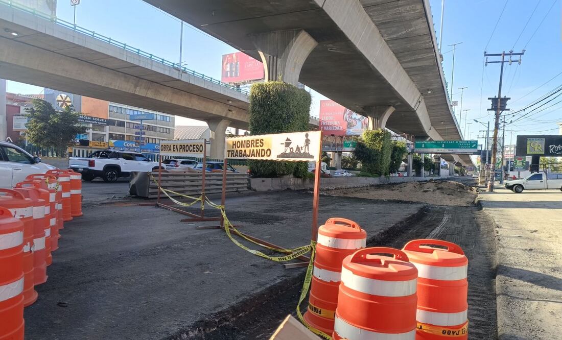 Habrá cierres y tráfico en Periférico Norte durante 40 días por obras de rehabilitación. Foto: Gisela González