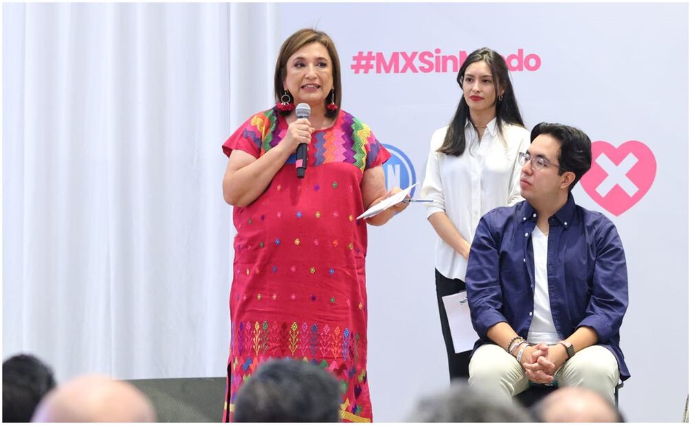 Xóchitl Gálvez, candidata a la presidencia por el PAN-PRI y PRD. Foto: Fernanda Rojas/EL UNIVERSAL