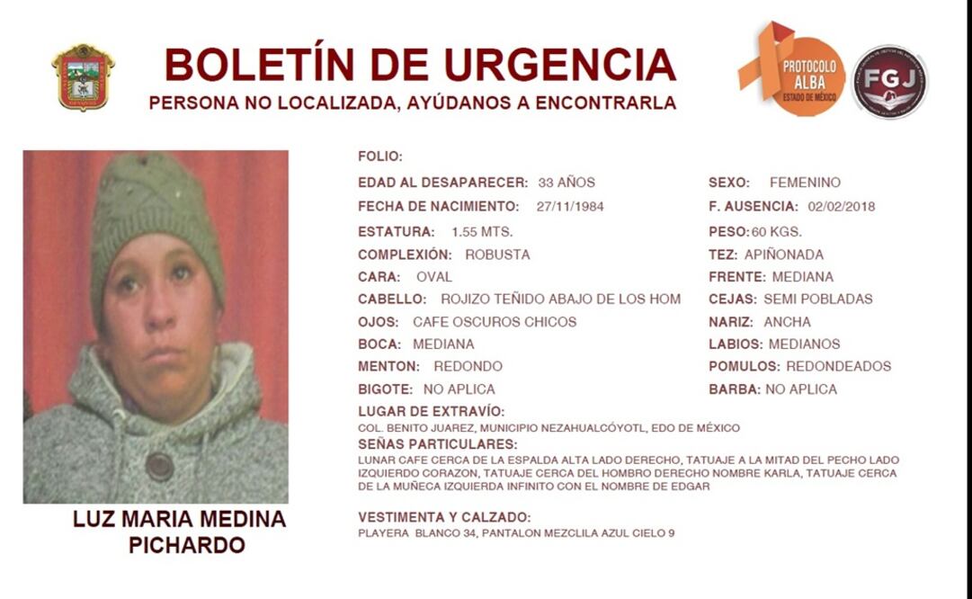 Alertan por desaparición de tía de la niña de las "calcetitas rojas"