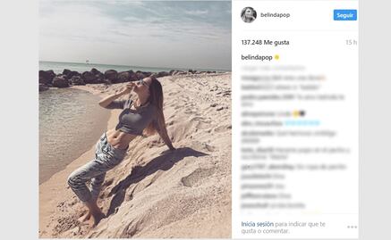 Abdomen de Belinda da de qué hablar