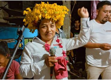 Alcaldesa de Yahualica, Hidalgo, reaparece en reunión pública; fue retenida 3 días por negarse a dar dinero para fiestas patronales