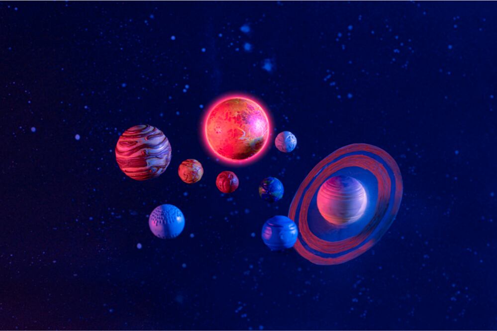 Planetas alineados | Fuente: Canva