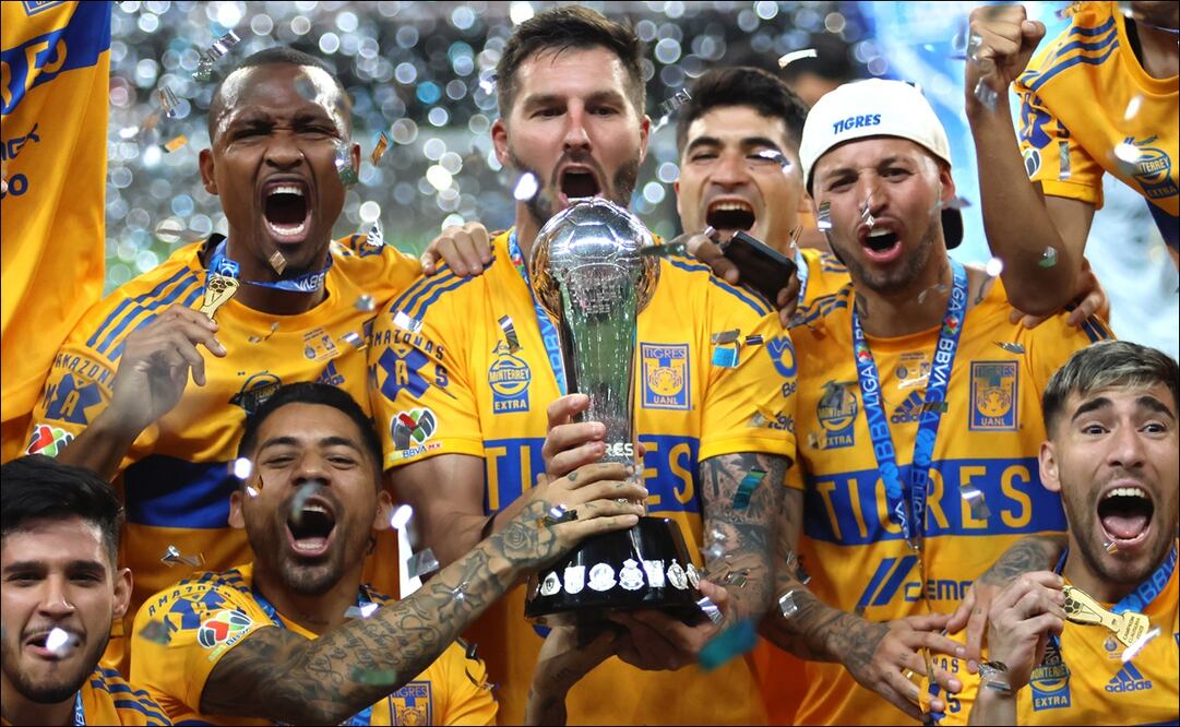 Gignac ganó su quinto título de la Liga MX con Tigres - Foto: Imago7
