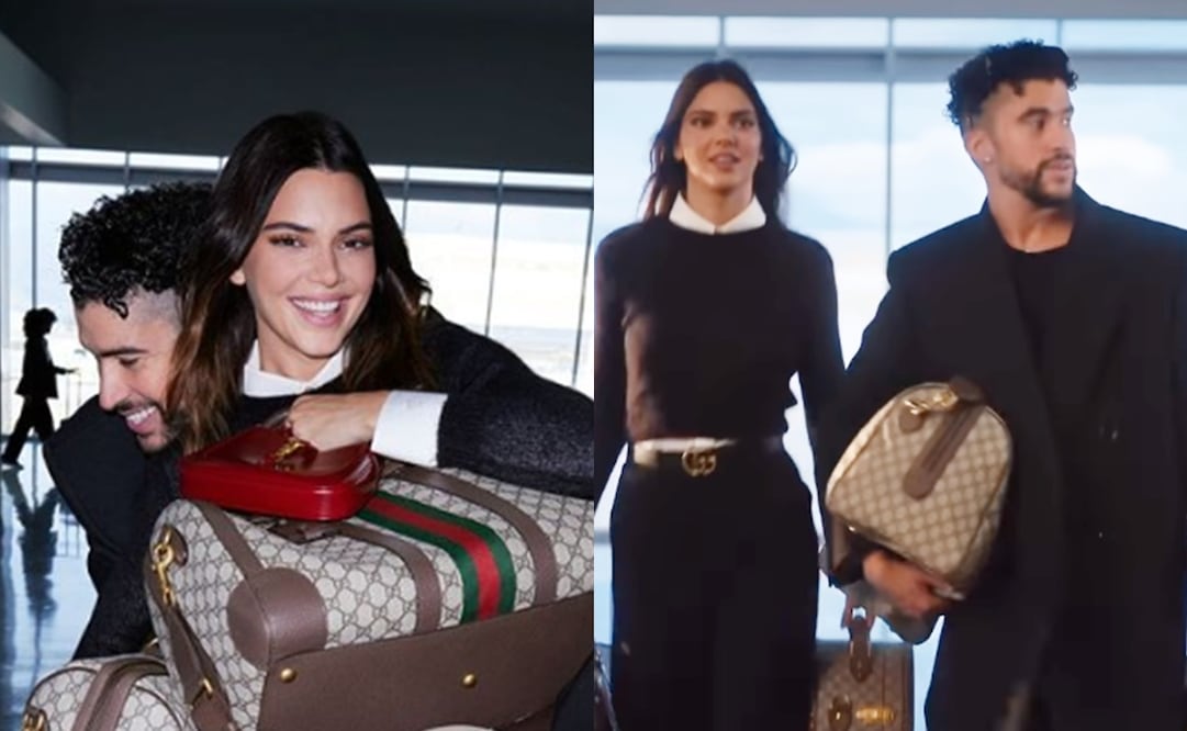 Bad Bunny y Kendall Jenner son la imagen de la nueva campaña de Gucci.
Fotos: Instagram