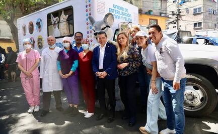 Presenta alcalde de Coyoacán unidad móvil para esterilización de mascotas