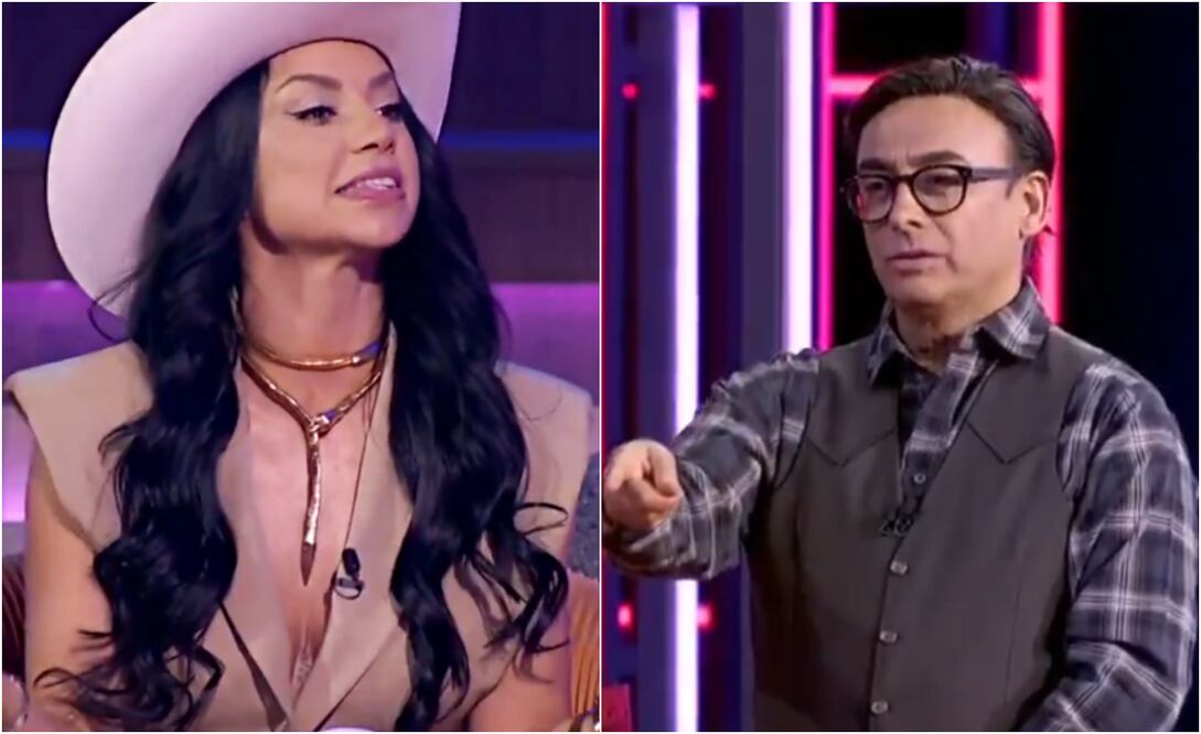 Ferka y Adal Ramones durante la emisión de anoche, 4 de noviembre, en "La granja VIP".
Fotos: Instagram, vía @lagranjavipmx