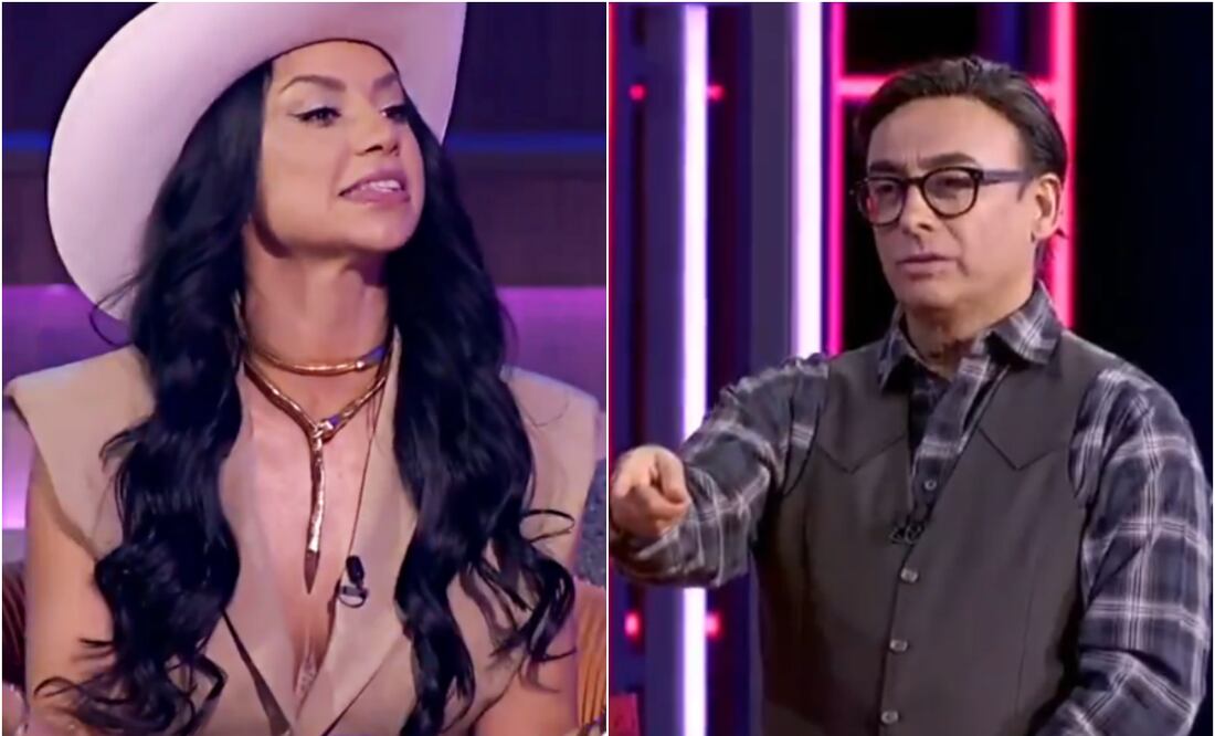 Ferka y Adal Ramones durante la emisión de anoche, 4 de noviembre, en "La granja VIP".
Fotos: Instagram, vía @lagranjavipmx