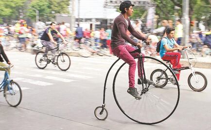 Realizan paseo "Muévete en Bici" en calles de CDMX