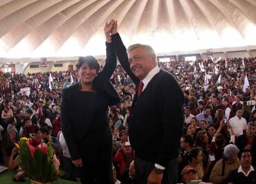 Encabeza AMLO precampaña de Morena en Edomex