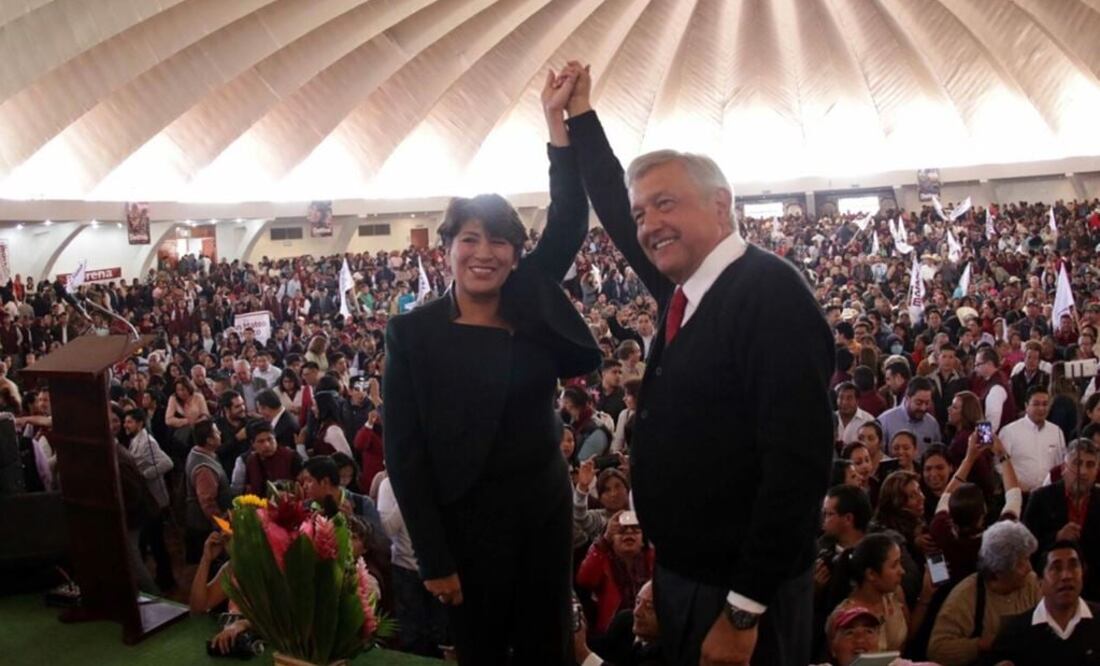 Encabeza AMLO precampaña de Morena en Edomex