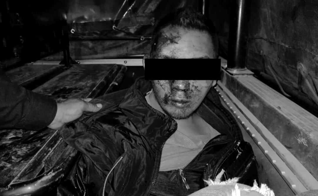 Al detenido le fue encontrada un arma de plástico con la que amagó a su víctima / Especial