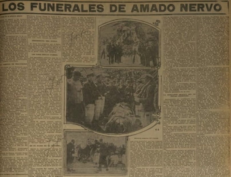 Los restos de Amado Nervo tardaron 5 meses en llegar a México y el país no escatimó en su funeral