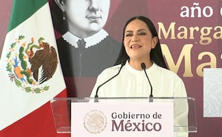 Ariadna Montiel evita hablar de ocupar dirigencia nacional de Morena; "no vamos a dar ninguna declaración", responde