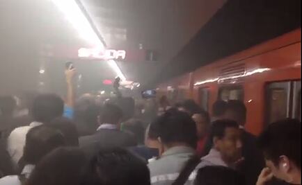 Se registra cortocircuito en Metro Insurgentes