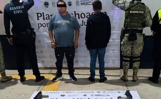 Detienen a tres personas durante patrullajes a agucateros y limoneros en Michoacán; aseguran armas y equipo táctico