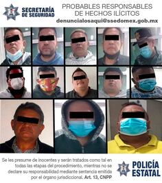Caen 13 integrantes de banda "Los Julios", implicados en extorsión e invasión de predios en Tlalnepantla 