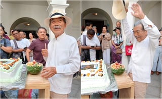 Shinzaburo Takeda, leyenda viva del arte, celebra 91 años