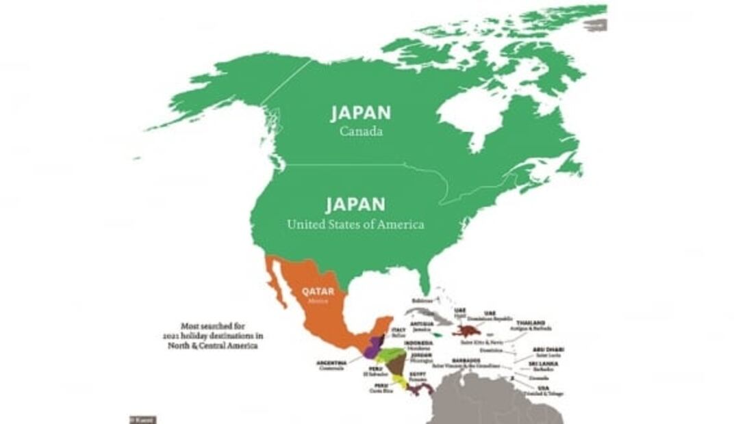 Los lugares más buscados para viajar en 2021