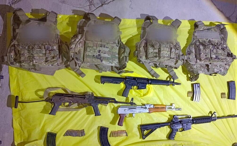 Detienen a 12 presuntos integrantes del crimen organizado en Nuevo León. Foto: Especial