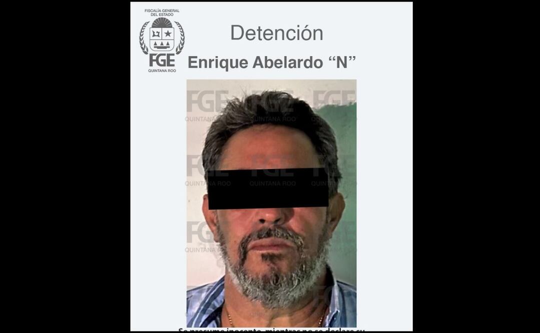 Enrique Abelardo “N”, es el presunto responsable de la coordinación de los establecimientos cateados. Foto: Especial