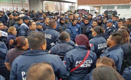 Agentes de seguridad realizan paro de labores en Hidalgo 