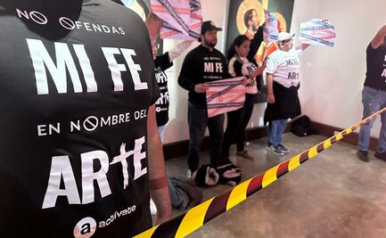 Comunidad católica “clausura” exposición “La Venida del Señor”; “no ofendas mi fe en nombre del arte”, protestan