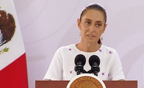 Presidenta Claudia Sheinbaum durante su conferencia de prensa desde Veracruz este viernes 5 de junio (04/06/2026). Foto: Captura de pantalla