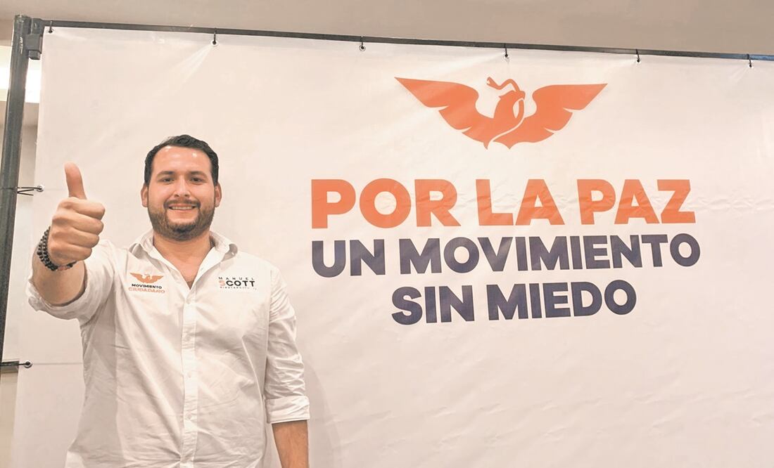 Manuel Scott Sánchez es el nuevo candidato a gobernador por MC en Sonora. Foto: AMALIA ESCOBAR. ELUNIVERSAL