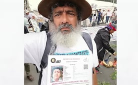 Padre buscador pide ser recibido por Sheinbaum en la mañanera; critica invitación al pato Merlín
