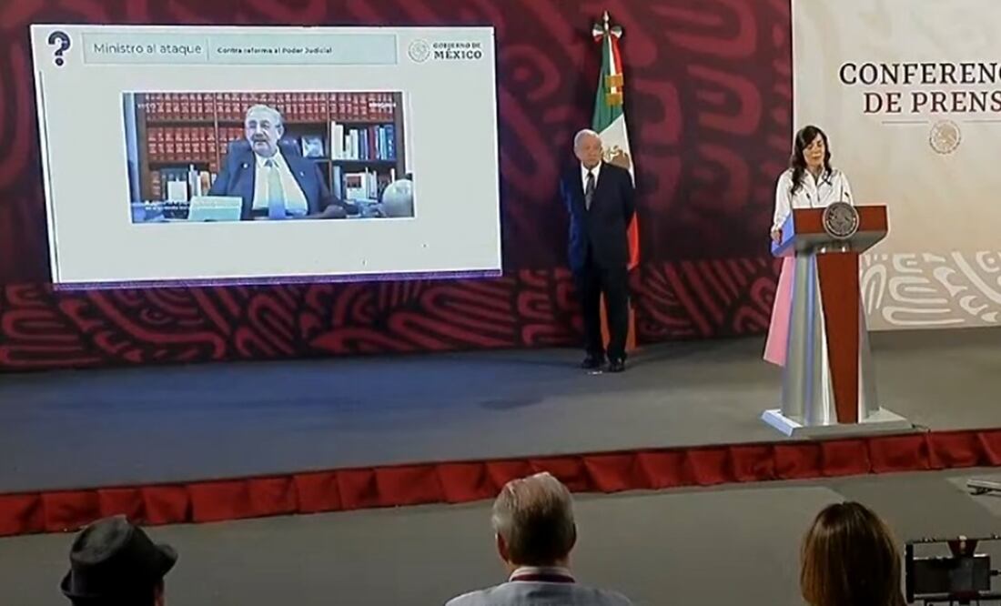 García Vilchis aseguró que son falsas los señalamientos del ministro del Máximo Tribunal, Luis María Aguilar, acerca de que con esta reforma se quitará autonomía al Poder Judicial y que se “entraría a una etapa de autoritarismo”. Foto: especial