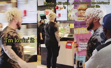 Hombre pide orden en McDonald’s con “serenata”, se vuelve viral 
