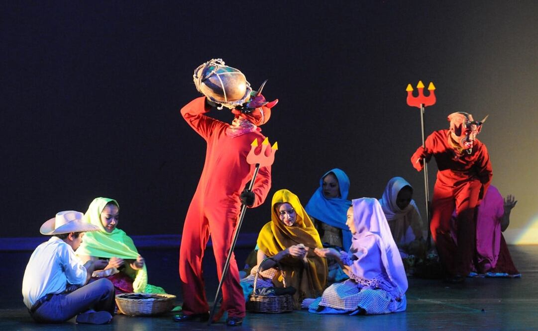 Una pastorela es protagonizada por Jesús, María, José, el diablo, los ángeles y los pastores - Foto: Tomada de https://www.culturaspopulareseindigenas.gob.mx