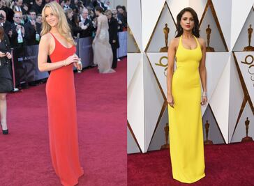 ¿Eiza le copió a Jennifer Lawrence en la Alfombra Roja de los Oscar 2018?