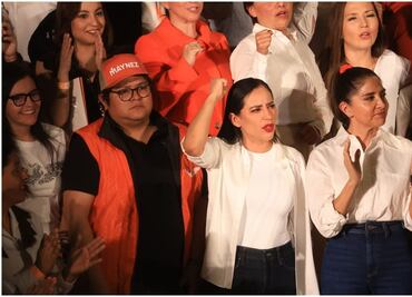 Sandra Cuevas agradece a Dante Delgado y a MC por abrirle las puertas; “seré medida y prudente”, promete