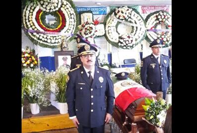 Despiden con honores a policía caído en Azcapotzalco