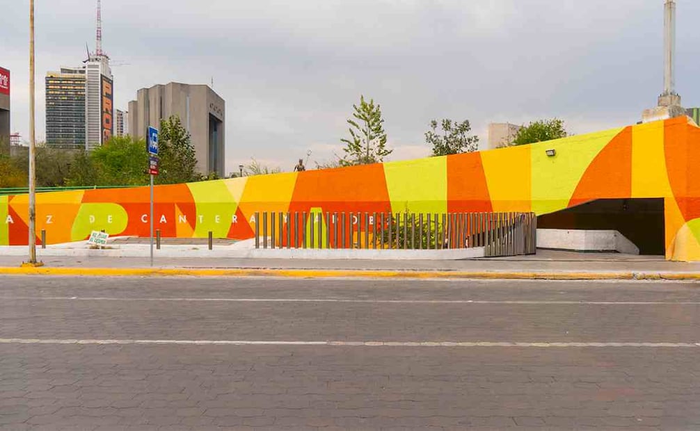 Primer mural del programa "Trazos Mundialistas" en Nuevo León / Foto: Especial