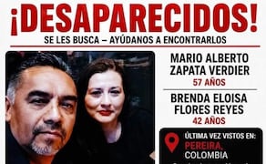 Una pareja duranguense se encuentra entre las personas desaparecidas tras el sismo el Pereira, Colombia. | Foto: Especial.