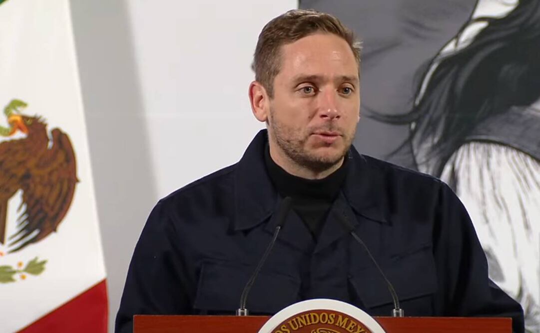 Eduardo Clark, subsecretario de Integración y Desarrollo de Sector Salud, en la conferencia mañanera de Claudia Sheinbaum del 14 de enero del 2025. Foto: Captura de pantalla