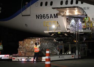 Llegan a México primeros ventiladores comprados a China