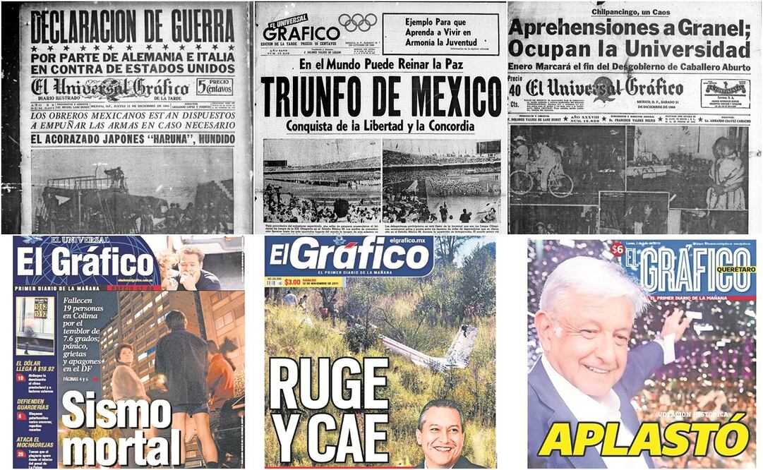 El 1 de febrero de 1922 se publicó la primera edición de EL UNIVERSAL Gráfico, en la Ciudad de México. Fotos: ARCHIVO