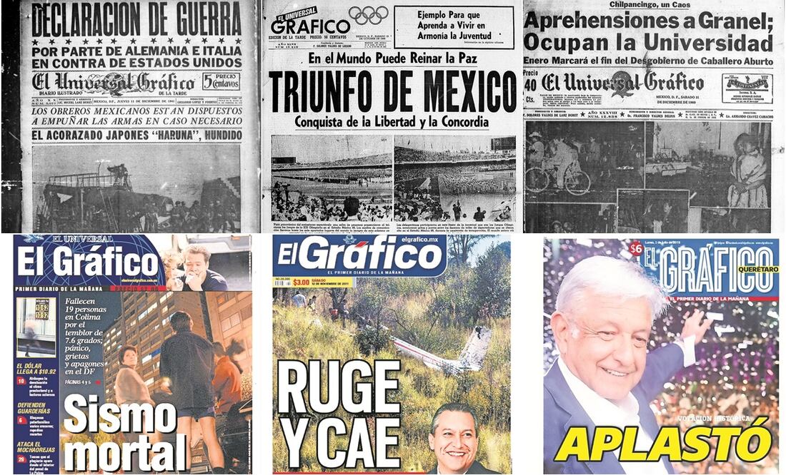 El 1 de febrero de 1922 se publicó la primera edición de EL UNIVERSAL Gráfico, en la Ciudad de México. Fotos: ARCHIVO