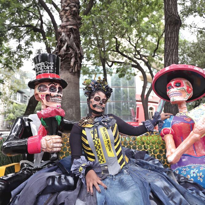 El maquillaje estará a cargo de 150 profesionales, quienes usarán materiales hipoalergénicos. Las brochas serán constantemente lavadas. (FOTO: ALEJANDRA LEYVA. EL UNIVERSAL)