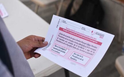 INE realiza muestra de casillas para el conteo rápido de la Revocación de Mandato