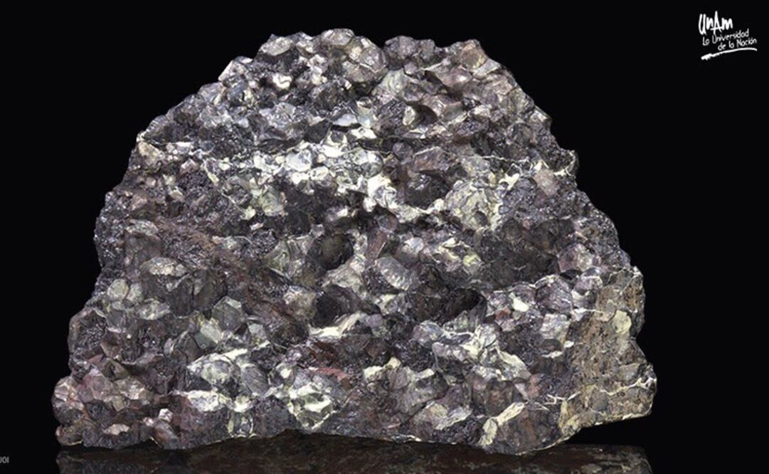 cromita, mineral en donde afloraron "microdiamantes"/ Fotografía: UNAM